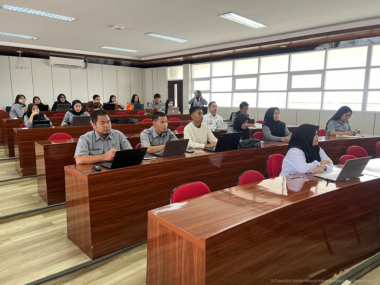 Pertajam Capaian Kinerja 2026, Kanwil Kemenkum Kepri Ikuti Technical Meeting Program KI di Cinere