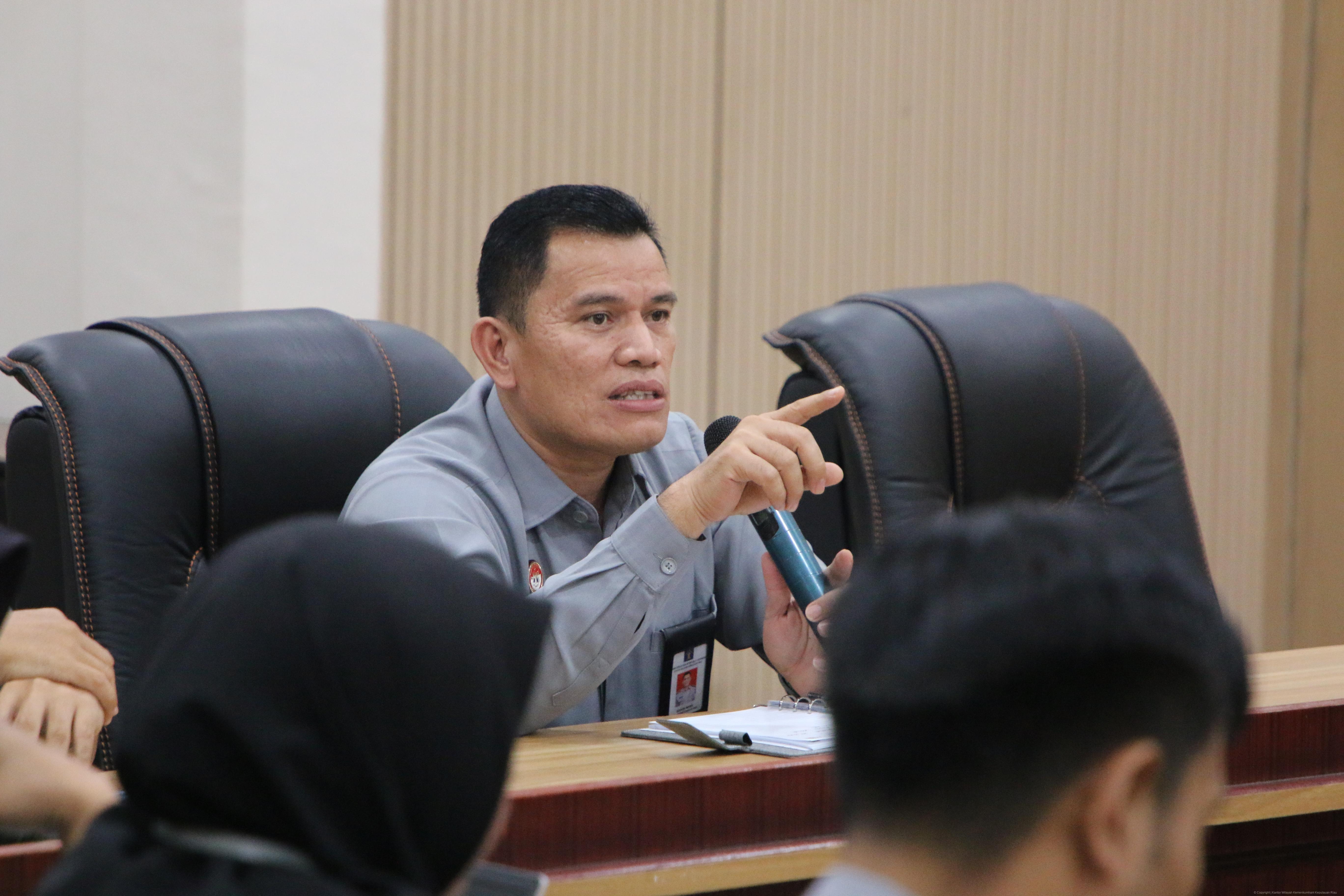 Kanwil Kemenkum Kepri Targetkan Predikat Wilayah Birokrasi Bersih dan Melayani Tahun 2026