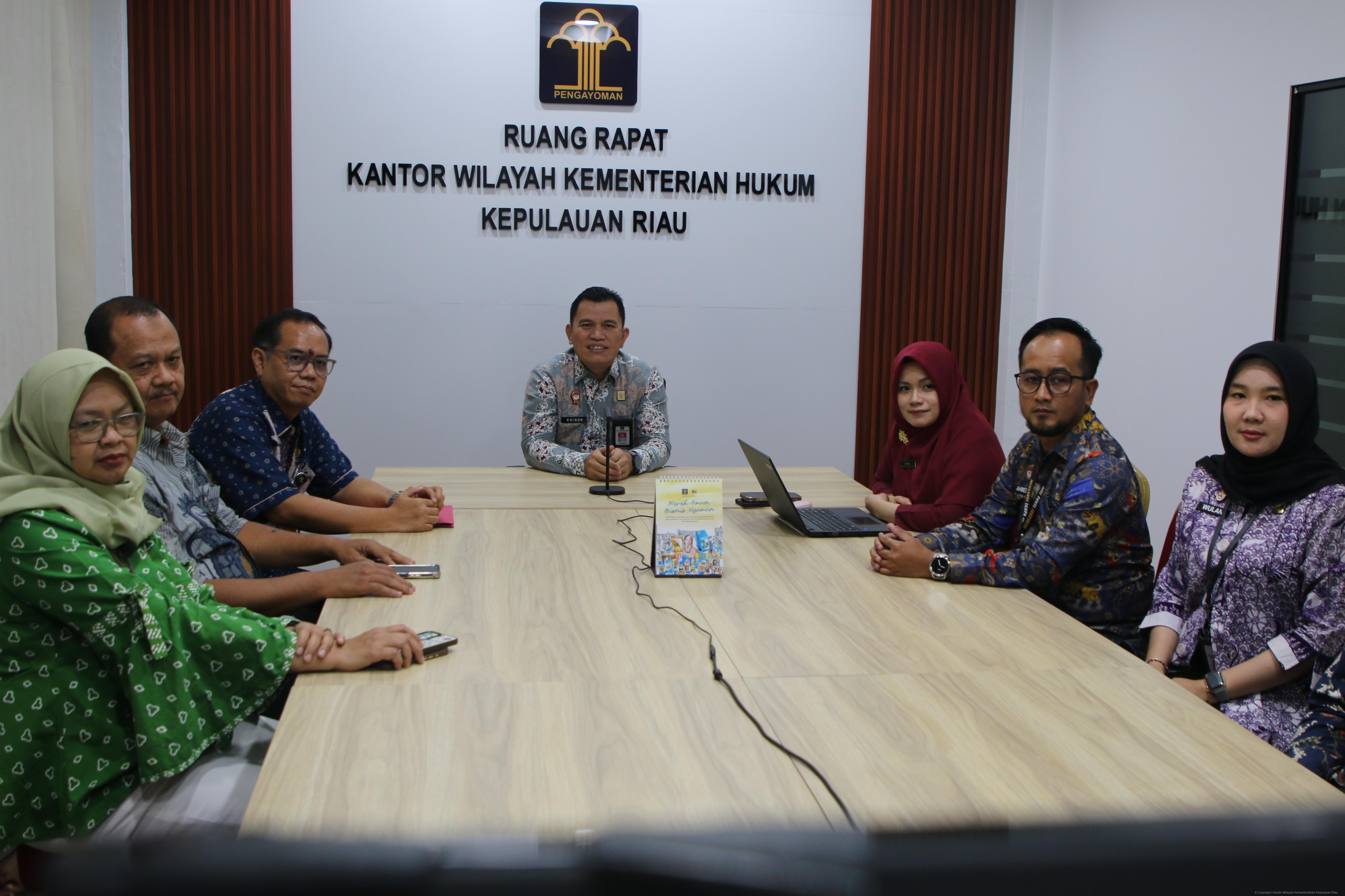 Persiapkan Masa Pensiun yang Produktif, Jajaran Kanwil Kemenkum Kepri Simak Arahan Strategis Sekjen