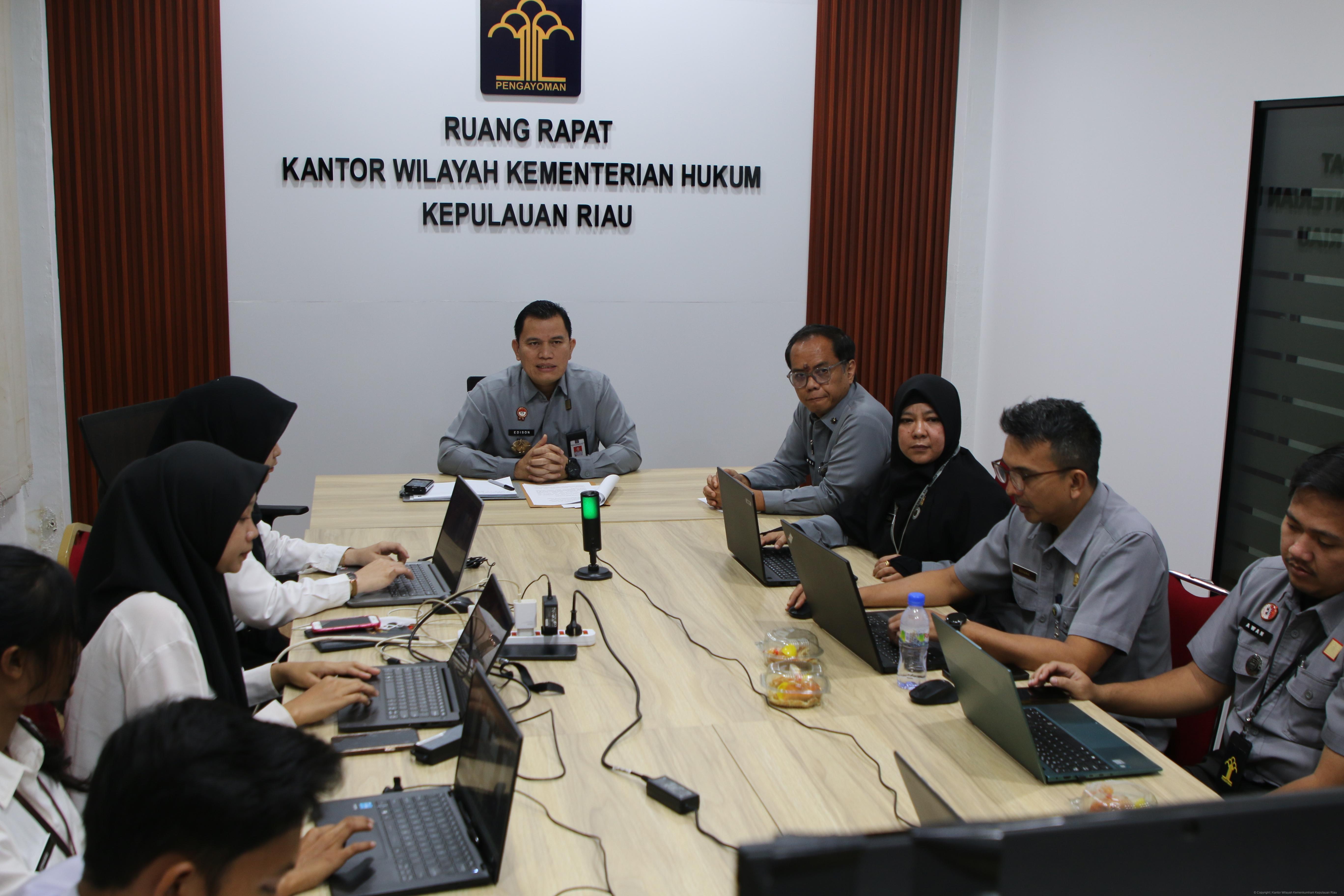 Perkuat Akses Keadilan Hingga ke Desa, Kanwil Kemenkum Kepri Buka Pelatihan Paralegal Gelombang III