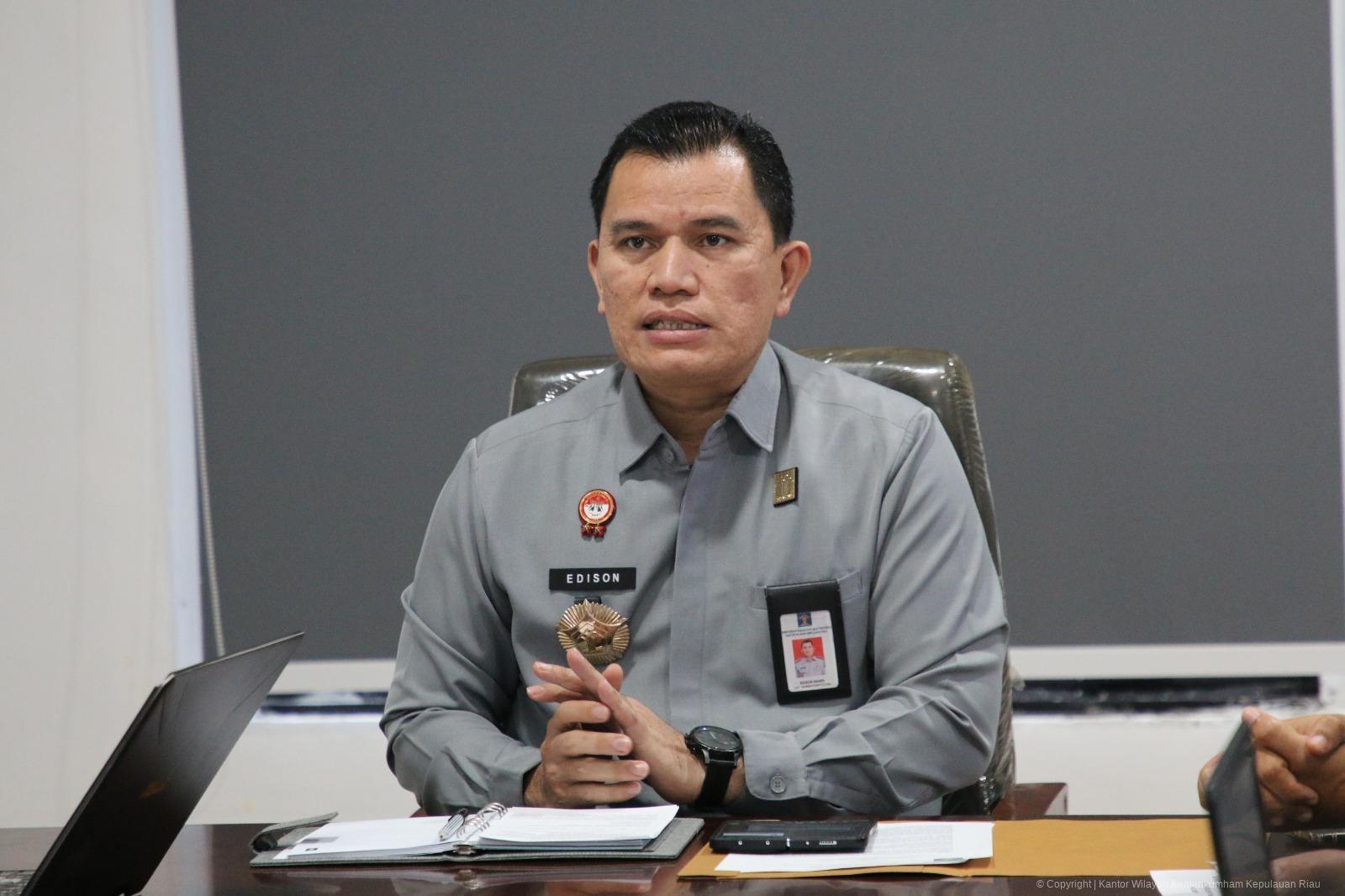 Pastikan Legalitas Retribusi Radio Daerah, Kanwil Kemenkum Kepri Harmonisasi Ranperbup Lingga