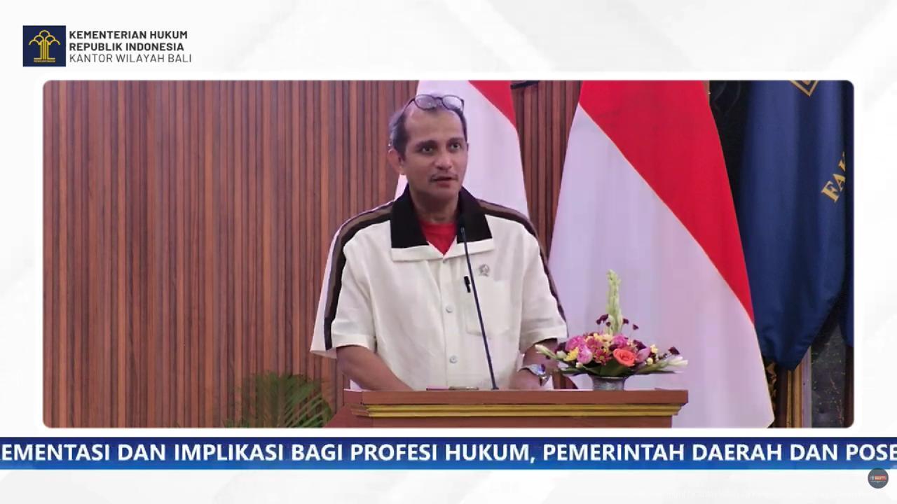 Reformasi Hukum Pidana, Kanwil Kemenkum Kepri Simak Paparan Wamenkum Terkait Implementasi KUHP Nasional dan KUHAP Baru